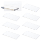 AHANDMAKER 20 Pcs Clear Acrylic Place Cards AJEW-WH0317-49-1