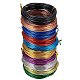 JEWELEADER 10 Colors 320 Feet Aluminum Wire 12 15 18 20 Gauge Bendable Metal Craft Wire Flexible Sculpting Beading Wire for DIY Wrapped Jewelry Manual Arts Making Rainbow Projects AW-PH0001-01-2.0mm-1