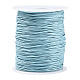 木綿糸ワックスコード  ライトスカイブルー  1mm  約100ヤード/ロール YC-R003-1.0mm-168-1