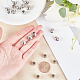 Unicraftale ca. 20 Stück 10mm Fass europäische Perlen Edelstahl lose Perlen 5mm großes Loch Perlen Zubehör für DIY Armbänder Halsketten Schmuckherstellung STAS-UN0005-64-3