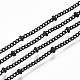 Brass Coated Iron Curb Chain Necklace Making MAK-T006-02A-2