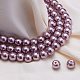 Eco-Friendly Dyed Glass Pearl Round Beads HY-BC0001-6mm-RB046-5