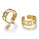 Brass Cuff Rings RJEW-C100-01G-2