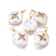 Natural Cultured Freshwater Pearl Pendants PEAR-E013-16A-2