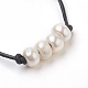 Cowhide Leather Cord Necklaces NJEW-JN02220-2