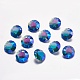 Faceted Glass Rhinestone Charms X-RGLA-F051-10mm-206PS-1