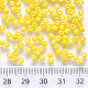 12/0 perles de rocaille rondes en verre de peinture de cuisson SEED-S036-01A-05-3