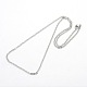 304 Stainless Steel Cable Chain Necklaces STAS-O037-91P-2