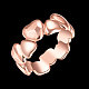 スズ合金指輪  ハートへのハート  ローズゴールド  usサイズ8（18.1mm） RJEW-BB17299-8-2
