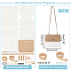 Kits de fabrication de sacs à main de bricolage DIY-WH0308-365A-2