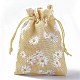 Burlap Packing Pouches Drawstring Bags ABAG-L016-A08-3