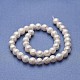 Fili di perle di perle d'acqua dolce coltivate naturali PEAR-P060-24A-01-2