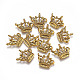 Tibetan Style Metal Alloy Crown Pendants X-GLF10497Y-NF-1