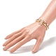 Natürliche Rosenquarz & Rhodonit Perlen Stretch Armbänder Sets BJEW-JB06255-01-6