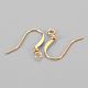 Brass French Earring Hooks KK-Q369-G-2