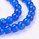 Spray Painted Crackle Glass Beads Strands CCG-Q001-6mm-14-3