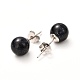 Boucles d'oreilles en perles de pierres précieuses naturelles et synthétiques pour femmes ou hommes EJEW-JE04626-5