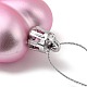Decorazioni con ciondoli a forma di cuore in plastica placcata per San Valentino KY-D020-02F-3