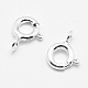 925 Sterling Silver Spring Ring Clasps STER-G019-02-S01-2