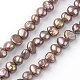 Natural Cultured Freshwater Pearl Beads Strands PEAR-Q007-04B-1