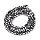Non-Magnetic Synthetic Hematite Beads Strands G-G093-2mm-3