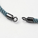 Nylon Twisted Cord Bracelet Making MAK-K006-04B-2