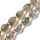 Chapelets de perles en labradorite naturelle  G-H295-C15-01-1