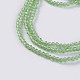 Glass Beads Strands EGLA-E057-02B-01-3