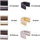 Benecreat 30 комплекты 3 цвета # 5 стопор для молнии и нижняя часть латунной молнии для шитья одежды (10 комплекта / цвет KK-BC0005-02-2