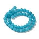 Natural Dyed Jade Beads Strands G-M402-B01-02-4