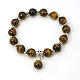 Bracelets de perles de pierre gemme de mode BJEW-JB00858-05-1