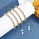 NBEADS 360 Pcs Real 24K Gold Plated Solid Brass Beads KK-NB0001-68-5