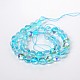 Synthetical Moonstone Round Beads Strands G-M049-10mm-02H-2