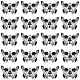 SUNNYCLUE 1 Box 20Pcs Halloween Skull Butterfly Charms Butterfly Charms Gothic Charms Bulk Scary Black and White Charms Butterflies Charms for Jewelry Making Charms DIY Craft Halloween Party Gifts ENAM-SC0004-04A-1