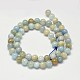 Ronds turquoises naturel perles brins G-K068-05-6mm-2