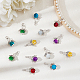 Arricraft 70 pcs 7 couleurs perles pendentif aile d'ange FIND-AR0001-90-5