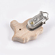Clip porta ciuccio in legno di faggio WOOD-T015-13-2