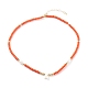 Ожерелья с подвесками из натуральных ракушек NJEW-JN03405-04-1