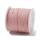 Cordón trenzado de poliéster de 20m para hacer joyas. OCOR-G015-04A-24-3