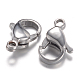 304 Stainless Steel Lobster Claw Clasps STAS-P095-05-1