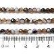 Natural Striped Agate/Banded Agate Beads Strands G-H302-A02-01-5