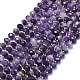 Природный аметист нитей бисера&nbsp;G-P573-A31-01-2