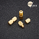SUPERFINDINGS 100 sets Brass Screw Clasps Column Barrel Screw Clasps for Bracelet Necklace Jewelry Making 10mm KK-FH0001-07G-4
