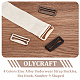 Olycraft 8 pz 4 colori fibbie per cinturini per biancheria intima in lega di zinco FIND-OC0003-08D-4