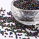 Cuentas de semillas de vidrio ornaland 12/0 SEED-OL0002-04-2mm-03-6