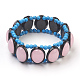 (Jewelry Parties Factory Sale)Synthetic Turquoise Beads Stretch Bracelets BJEW-JB03854-02-1