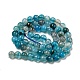 Natural Agate Beads Strands G-E054-6mm-16-5