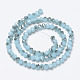 Chapelets de perles en verre électroplaqué EGLA-A034-J4mm-E01-2