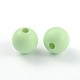 Half Drilled Frosted Round Shell Pearl Beads fit for Ball Stud Earrings BSHE-J010-13-1
