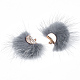 Décorations pendantes de pompon en fausse fourrure de vison FIND-T040-15-2